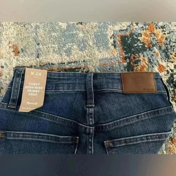 Madewell Curvy High Rise Sknny Crop SZ 24 - Picture 5 of 5